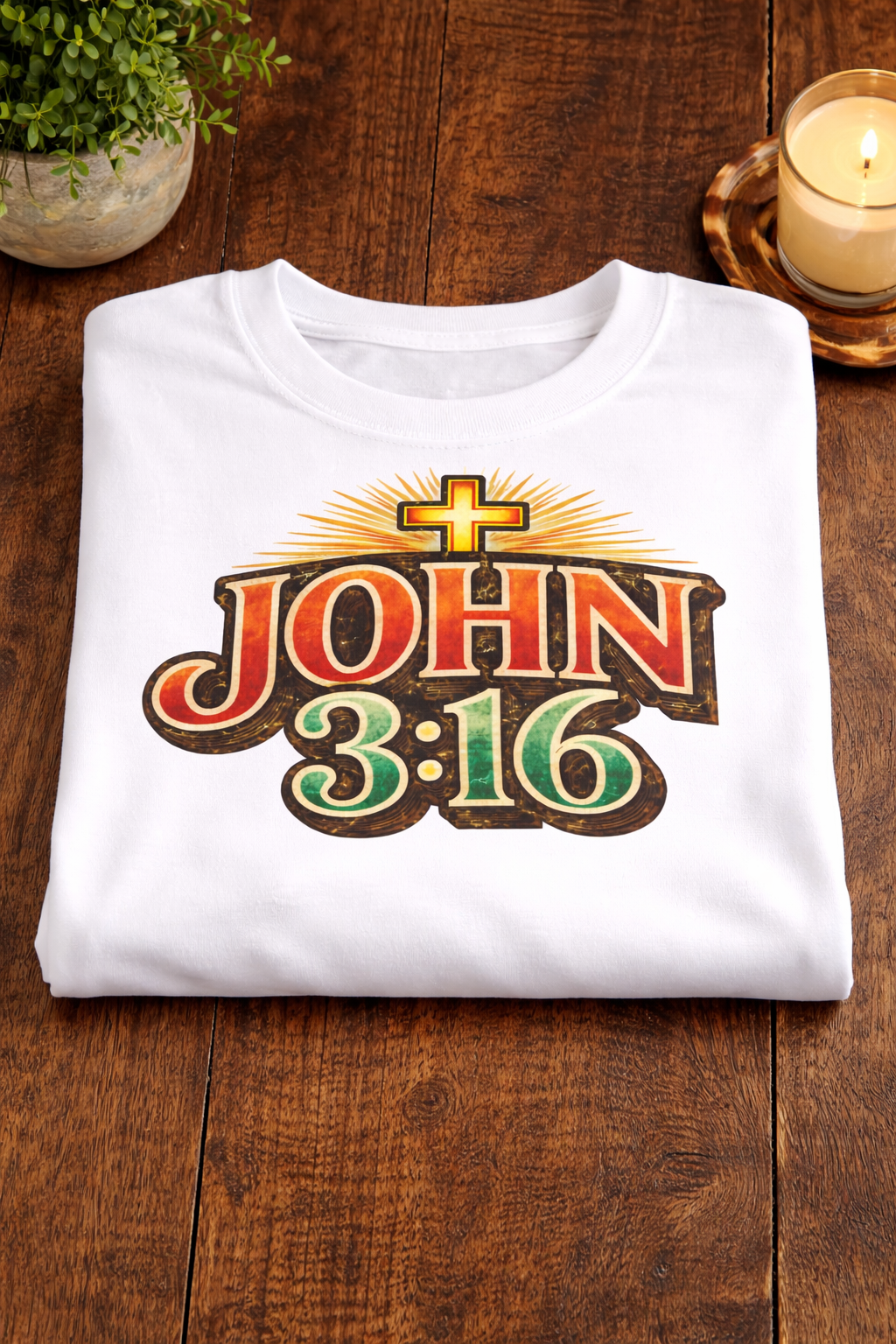 John 3:16 Vintage Faith Tee